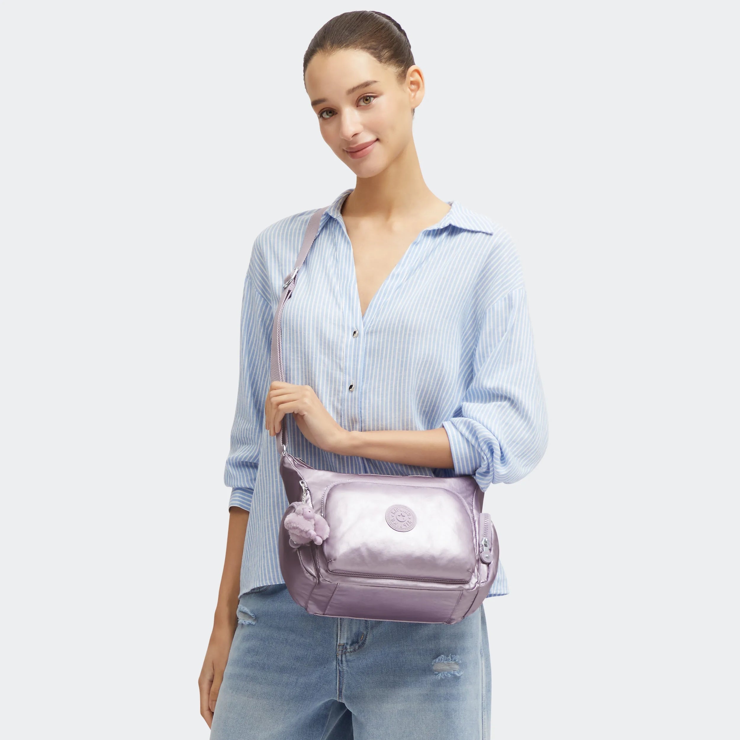 Gabb Small Metallic Crossbody Bag - Image 2