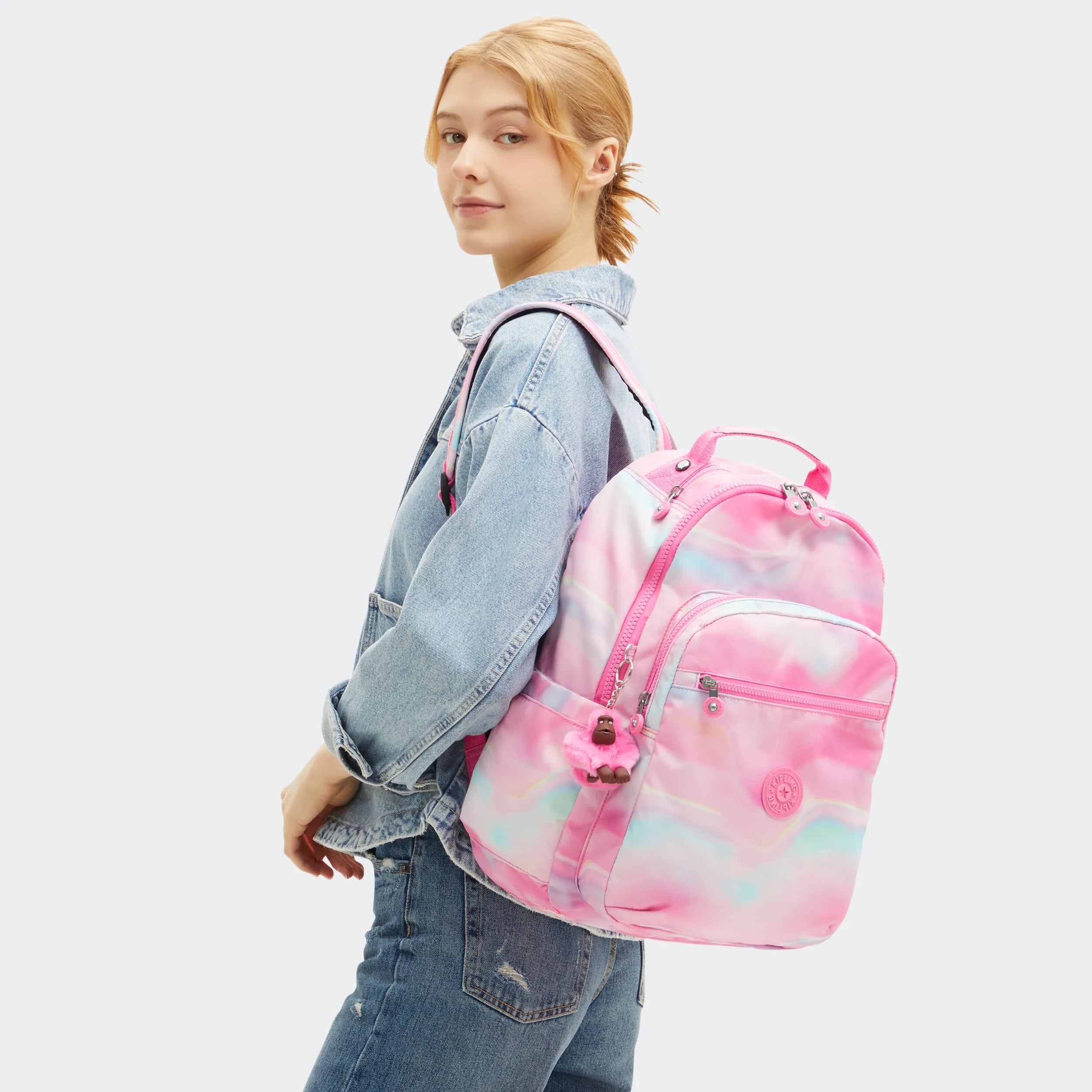 Seoul Large Printed 15 Laptop Backpack - Image 2