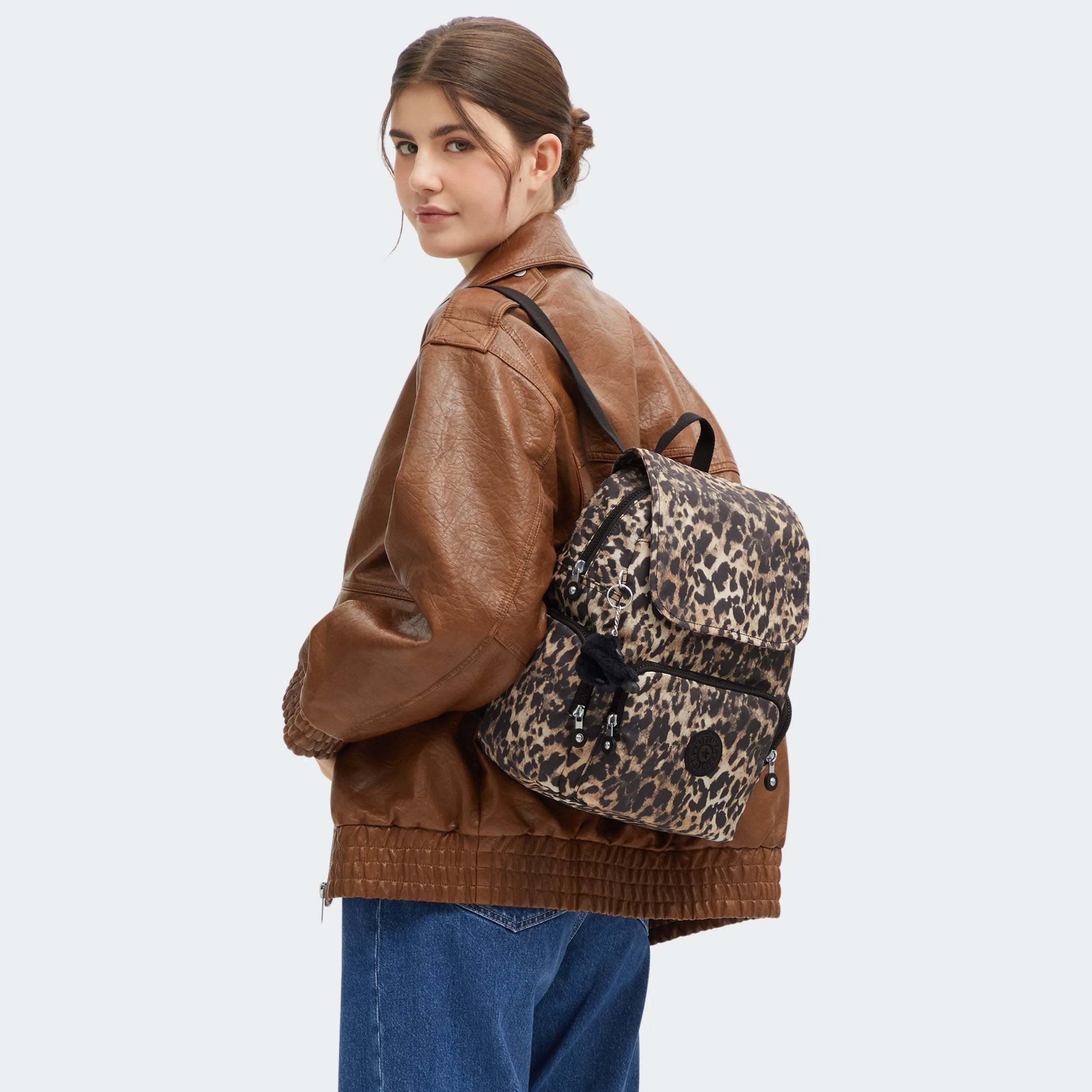 City Zip Small Printed Backpack - Image 2