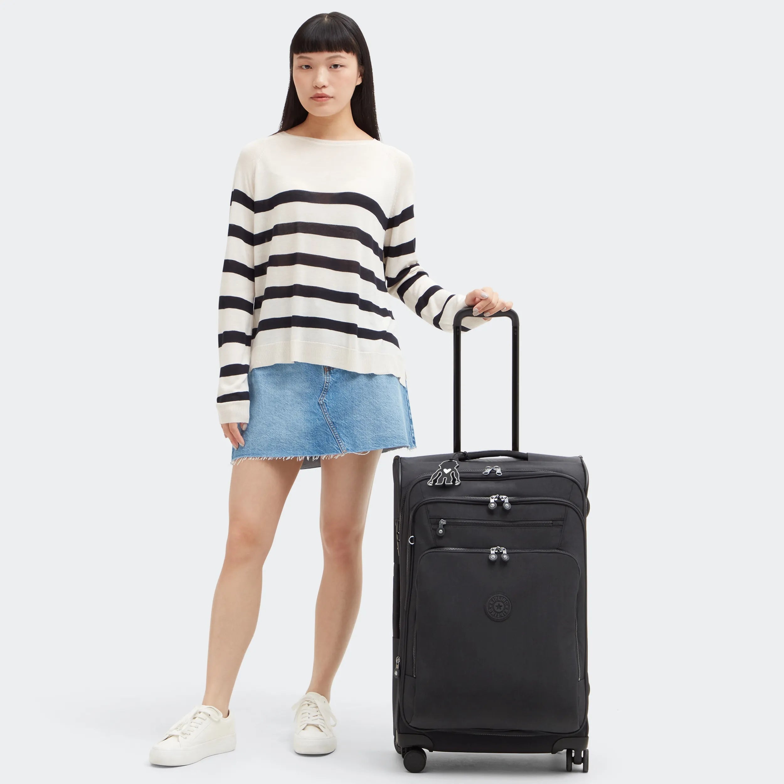 Youri Spin Medium Printed 4 Wheeled Rolling Luggage - Image 2